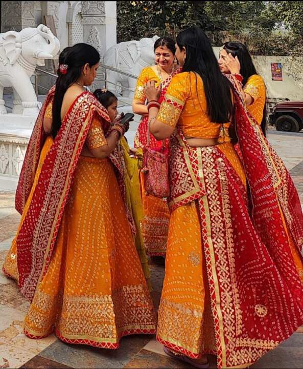 Kota cotton lehenga choli dupatta