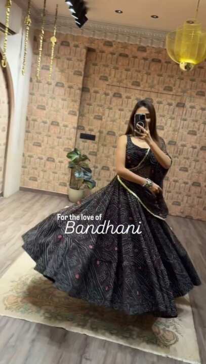Exclusive Printed Georgette Full Stitched Lehenga Choli - View 2