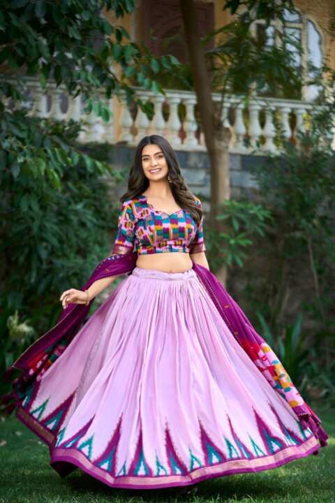 Lehenga,Blouse and Dupatta - View 7
