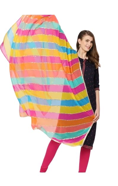 Multicolor Jodhpur Gota Patti Dupatta