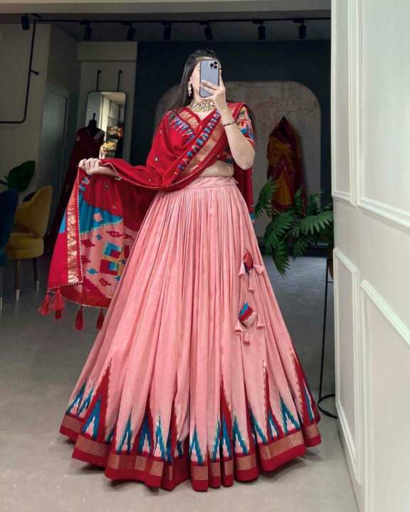 Lehenga,Blouse and Dupatta - View 5