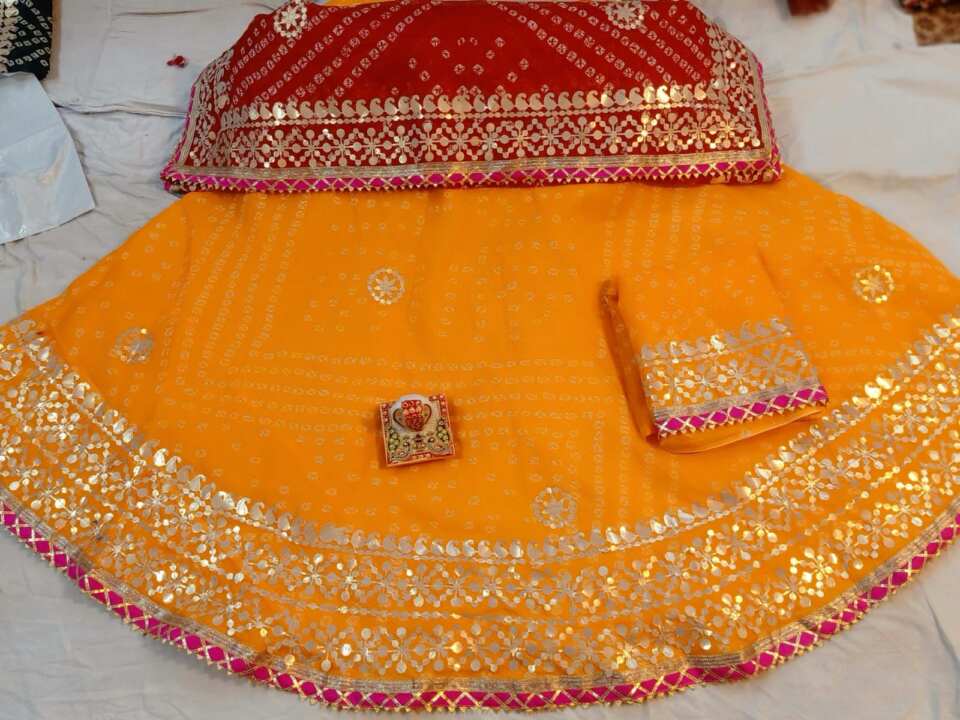 Kota cotton lehenga choli dupatta - View 2
