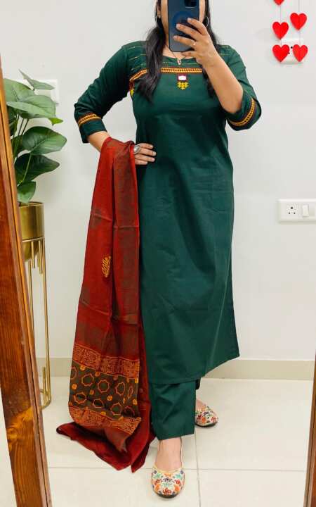 Azrakh Prints in Dhabu Cotton