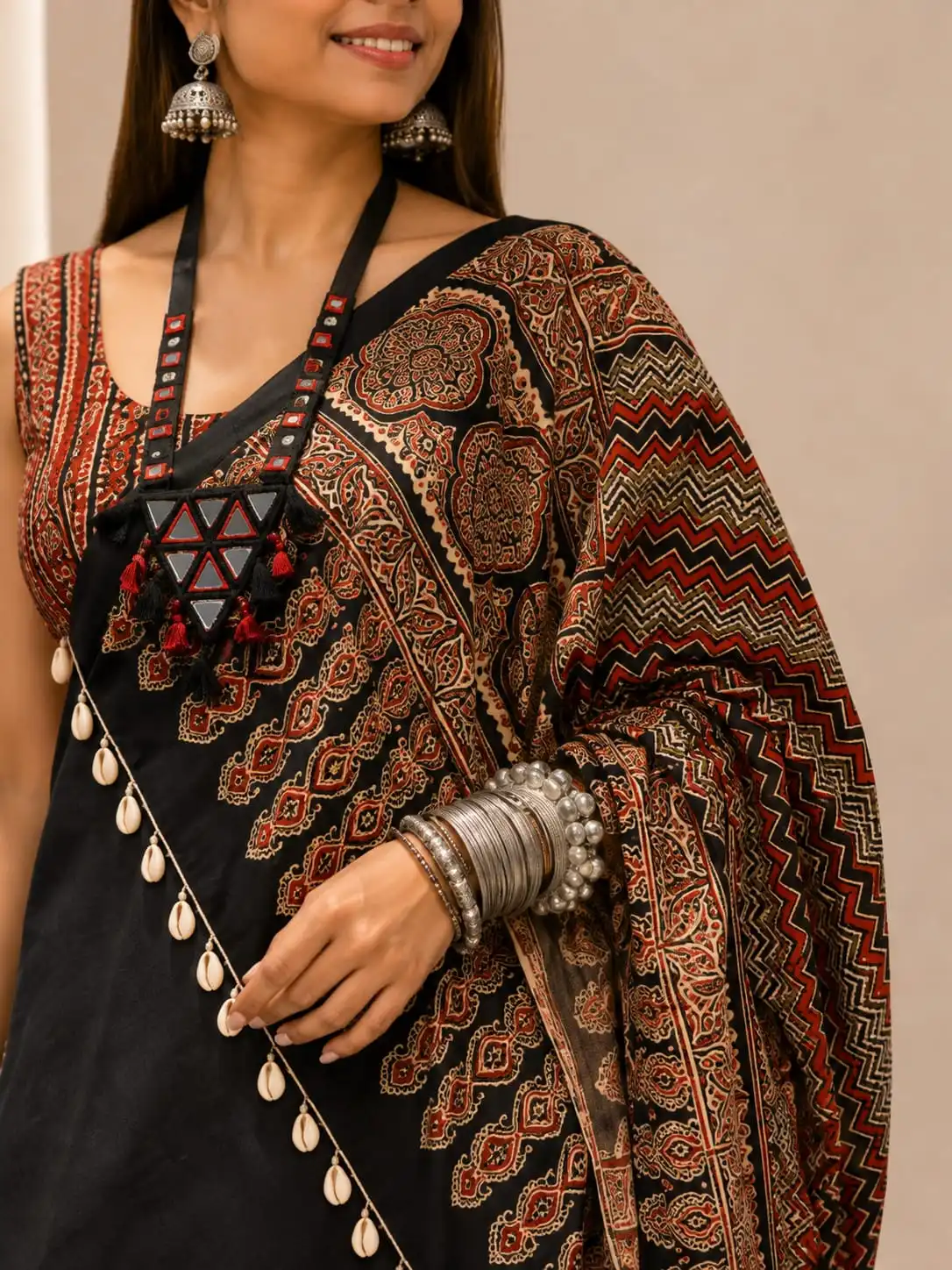 Printed Rayon Lehenga Choli with Dupatta for Navratri - View 2