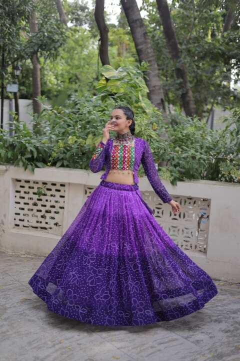 NAVRATRI LEHENGA CHOLI COLLECTIONS-2025 (Blue)
