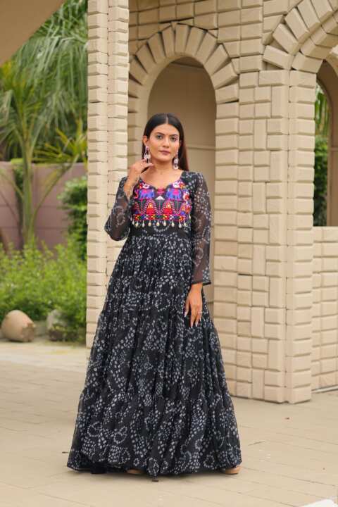 Navratri Special Kodi Lace & Gown - View 3