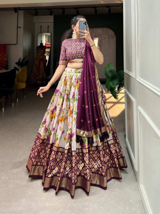 Lehenga,Blouse and Dupatta - View 15