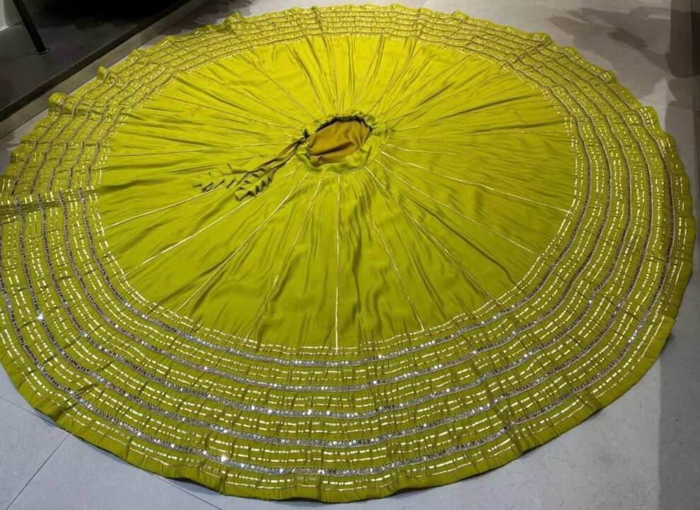 Tradetional Embroidered Full Gher Dandiya Skirt