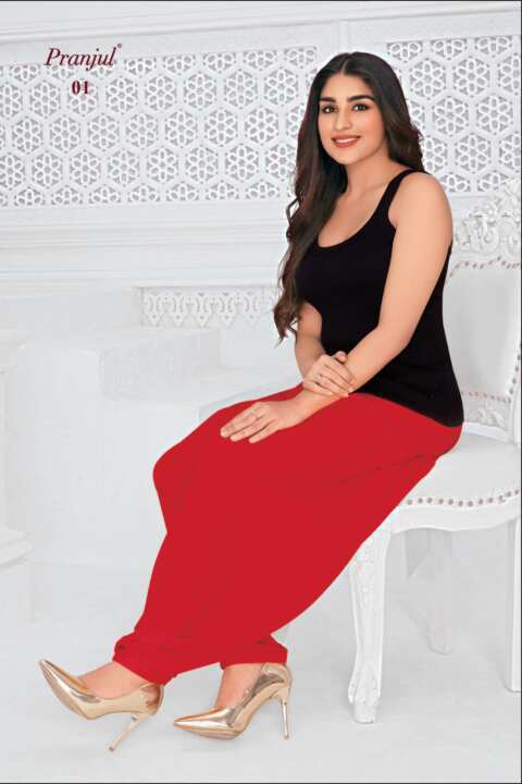 Women’s Cotton Salwar – Light Red