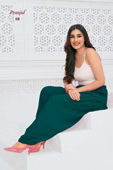 Cotton Salwar – Dark Teal - View 2