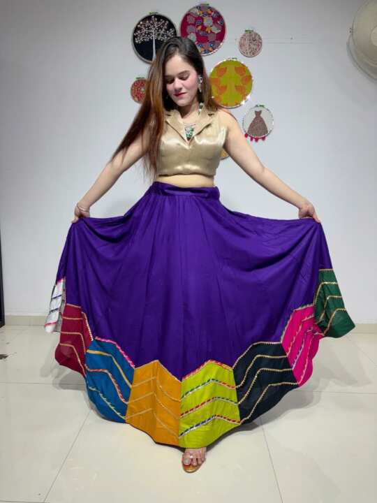 Exclusive Printed Georgette Full Stitched Lehenga Choli