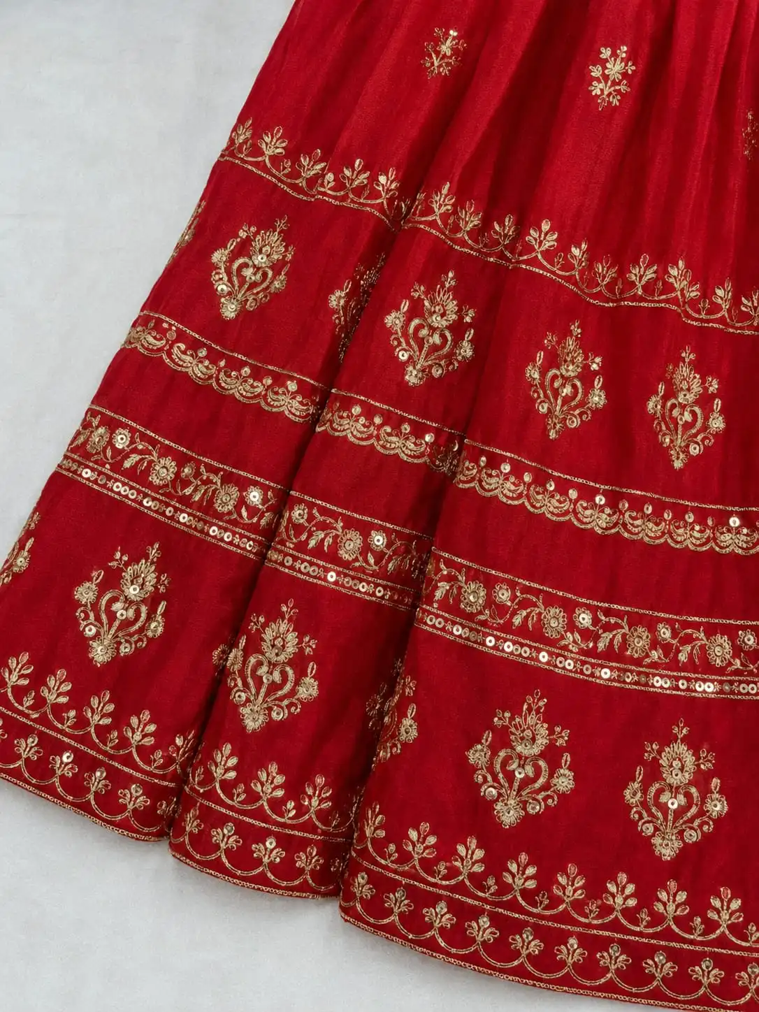 3-piece Designer Anarkali Gown Set with Dupatta. - View 2
