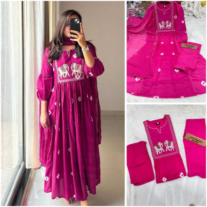 PURE RAYON COTTON KURTA SET - View 5