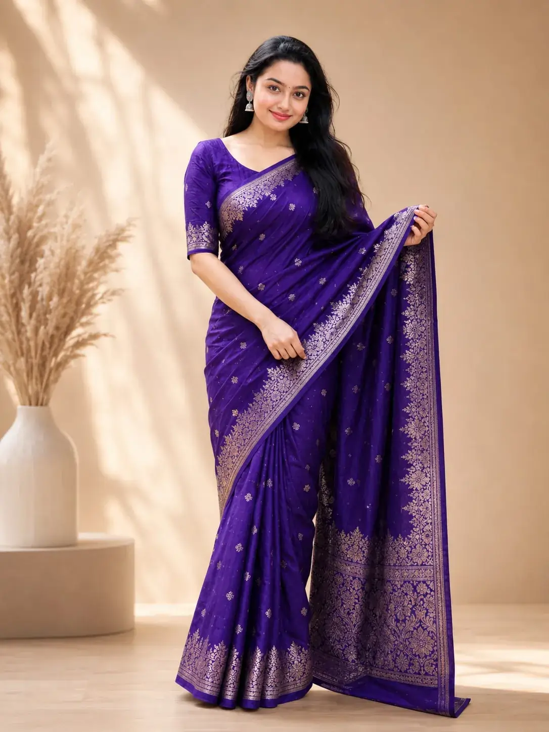 Chiffon Printed Saree - View 2