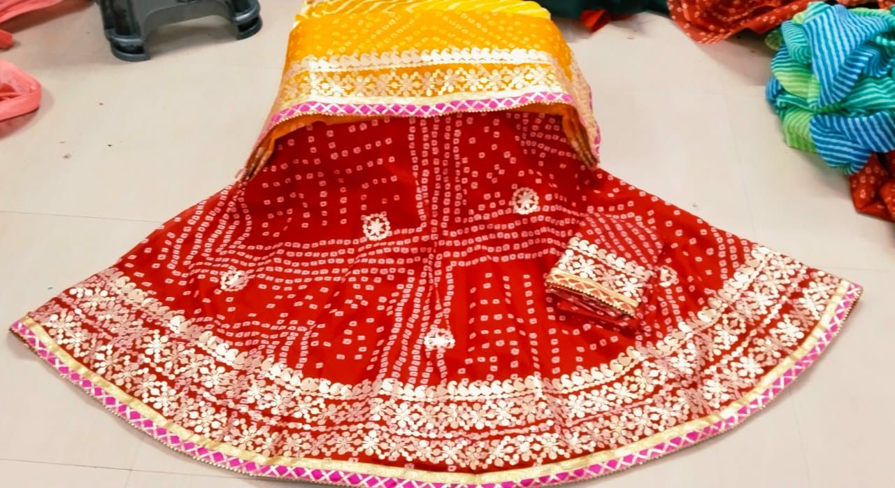 Kota cotton lehenga choli dupatta - View 3
