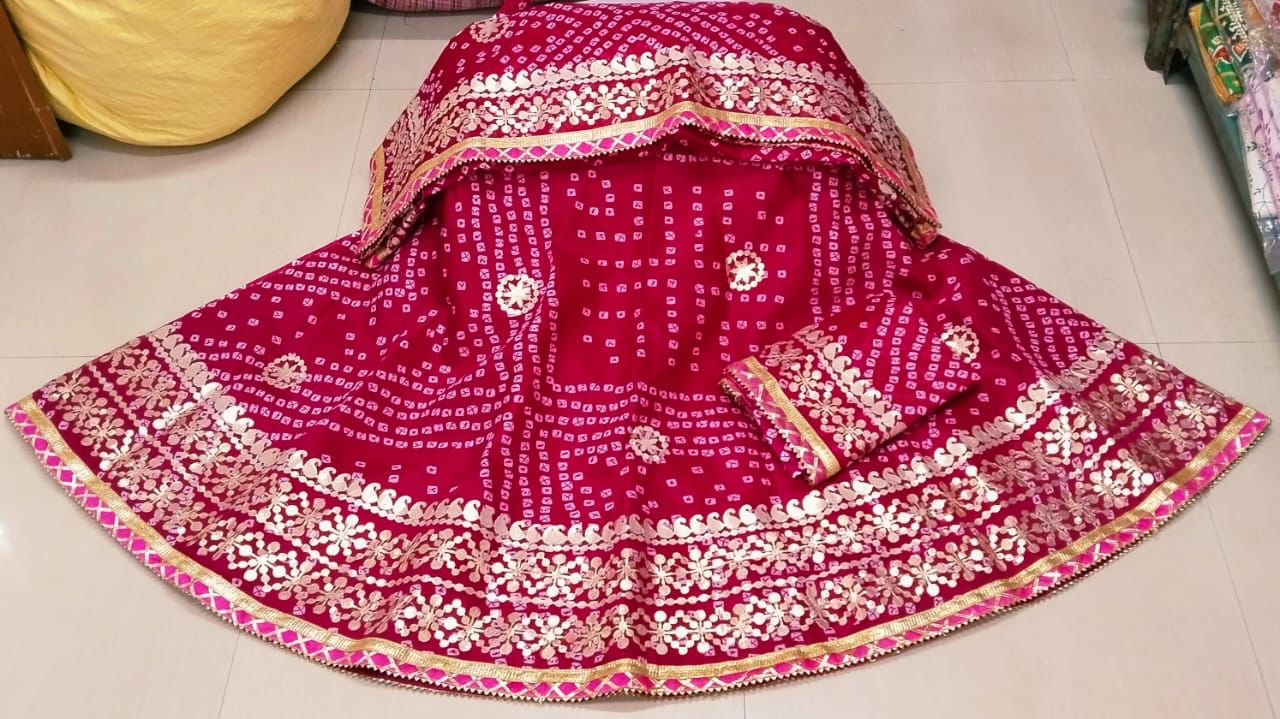 Kota cotton lehenga choli dupatta - View 3