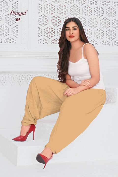 Cotton Salwar – Beige - View 2