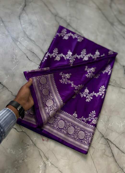 Banarasi handloom Mashru silk Saree