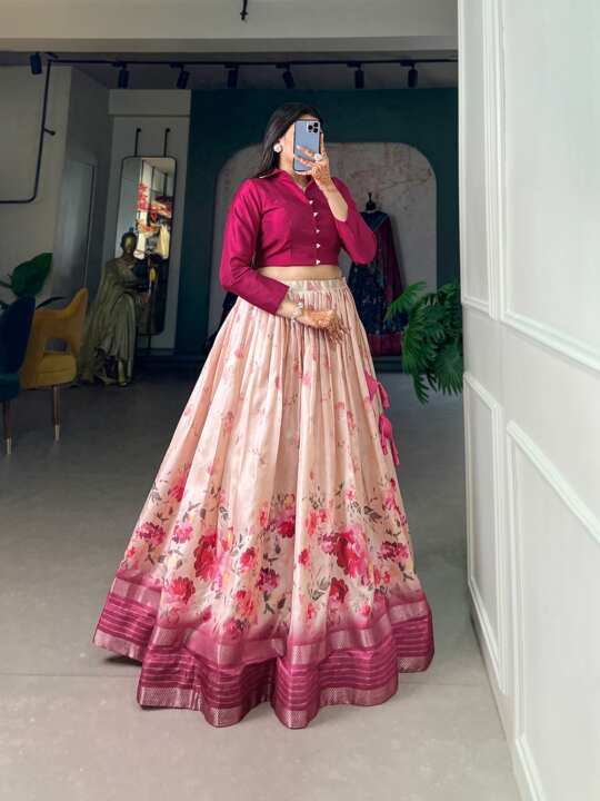 Co-ord Set Lehenga (Purple)