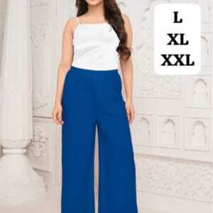 Rayon Palazzo Pants – Royal Blue