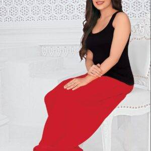 Women’s Cotton Salwar – Light Red
