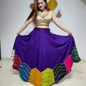 Exclusive Printed Georgette Full Stitched Lehenga Choli