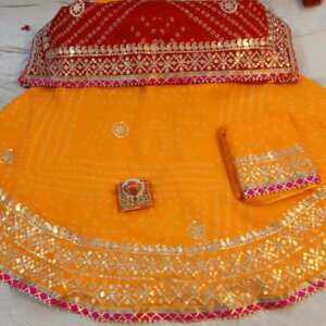 Kota cotton lehenga choli dupatta