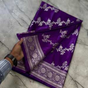 Banarasi handloom Mashru silk Saree